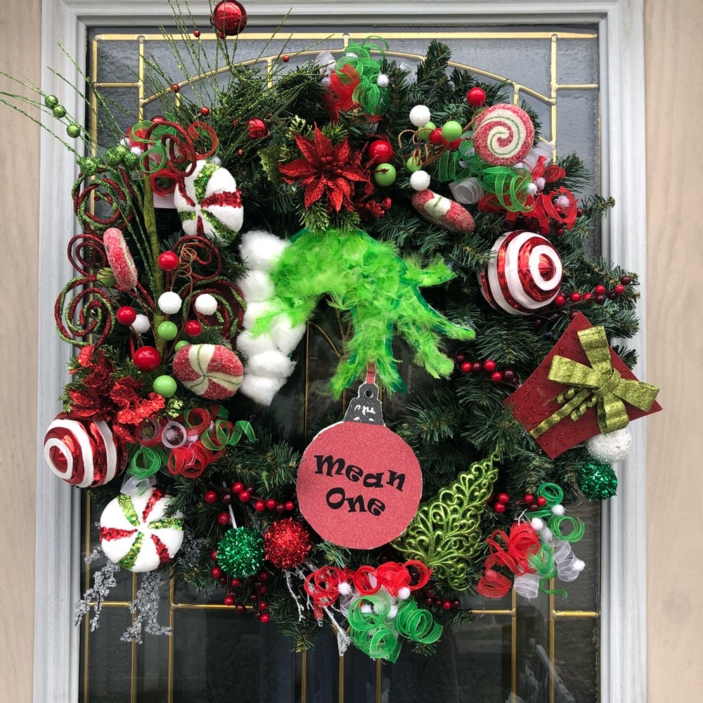 The Grinch christmas wreath